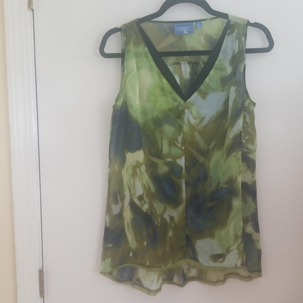 Vera Wang sheer top. 307